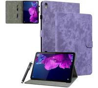 GSFY Case for Lenovo Tab P11 Plus 2021/Tab P11 2020, Premium PU Leather Protective Folio Stand Cover with Pencil Holder Multiple Viewing Angles for Lenovo Tab P11 TB-J606F/P11 Plus TB-J616F, Purple