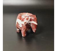 GSG 3'' Brown Onyx Elephant Shape Tea Light Holder Onyx Crystal Tea Light Great For Home Decoration