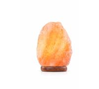 GSG Himalaya Salt Lamp - Natural Shape Salt Crystal Lamp from The Salt Range - 3-5 kg Salt Lamp with Cable and Replaceable Light Bulb Made of Pure Salt Stone [Energy Class A]