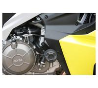 GSG Mototechnik GSG CRASH PAD SET DUO, KIT BLACK APRILIA RS 660 21-