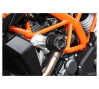 GSG Mototechnik GSG CRASH PAD SET DUO, KIT SILVER YAMAHA YZF 600 R6/S 03-