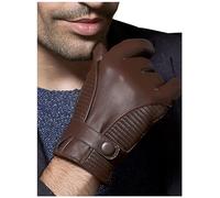 GSG SINCE 1998 Men’s Sheepskin Leather Gloves Chrome-Free Touchscreen Winter Driving Gloves with Cashmere Lining Chestnut Brown Medium