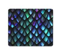 GSGCSBYMLG 3D Magical Dragon Scales Pattern printed The mouse pad washable mouse pad with delicate stitched edges