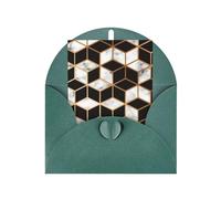 GSGCSBYMLG 3D Marble Pattern printed Greeting card with Envelopes Thank You Card
