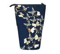GSGCSBYMLG 3D Metalic Butterfly Printed Pencil Telescopic Vertical Pencil Case