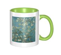 GSGCSBYMLG Almond Blossom Printed Mug Ceramic Mug Ceramic Coffee Cup