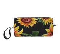 GSGCSBYMLG Beautiful Sunflowers Printed Receive Bag Small Makeup Bag Travel Toiletry Bag