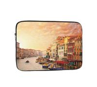 GSGCSBYMLG Beautiful Venice Canal View printed Laptop Case Computer Protective Bag