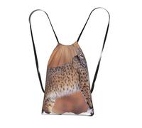 GSGCSBYMLG Canada Lynx printed Storage bag with a drawstring backpack Drawstring strap pack