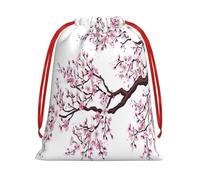GSGCSBYMLG Cherry Blossoms Tree printed Drawstring Gift Bag Candy Bag Party Gift Bag