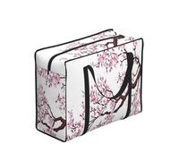 GSGCSBYMLG Cherry Blossoms Tree printed Portable shopping storage bag luggage bag Hand Tote Bag
