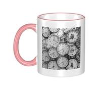 GSGCSBYMLG Clock Art Printed Mug Ceramic Mug Decorative Cup