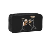 GSGCSBYMLG Cool Drum Set Printed Simple and Spacious Pen case Pencil Bag Pencil Case