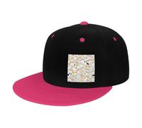 GSGCSBYMLG Corgi Dog printed Contrast hip hop baseball cap Trucker Hat