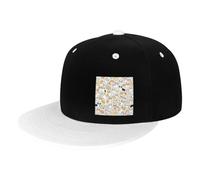 GSGCSBYMLG Corgi Dog printed Contrast hip hop baseball cap Trucker Hat