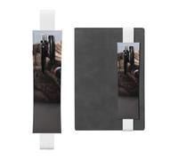 GSGCSBYMLG Cute Pet Pug Printed Leather Pen Holder Bookmark Pencil case