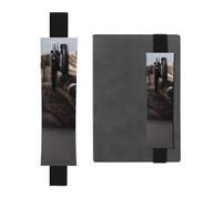 GSGCSBYMLG Cute Pet Pug Printed Leather Pen Holder Bookmark Pencil case