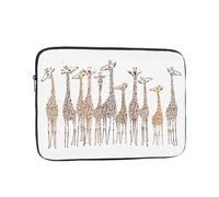 GSGCSBYMLG Cute Wild Cartoon Giraffes printed Laptop Case Computer Protective Bag