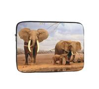 GSGCSBYMLG Elephant Family printed Laptop Case Computer Protective Bag