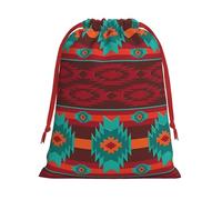 GSGCSBYMLG Ethnic Geometric Pattern printed Drawstring Gift Bag Candy Bag Festive Party Gift Bag