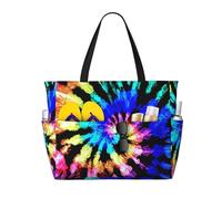 GSGCSBYMLG Exotic Tribe Tie Dye Style printed Large Capacity Beach Travel Bag Large travel bag