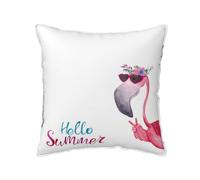GSGCSBYMLG Flamingo printed Velvet Throw Pillow Cover decorative cushion cover