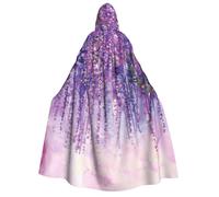 GSGCSBYMLG Floral Ivy Blossoms Tree printed Adult Hooded Cloak Unisex Adult Long Cape Robe