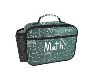GSGCSBYMLG Formulas Shapes Theory Math Lesson Word Printed Insulated Lunch Box Reusable Lunch Bag Lunch Storage Bag