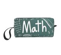 GSGCSBYMLG Formulas Shapes Theory Math Lesson Word Printed Receive Bag Small Makeup Bag Travel Toiletry Bag