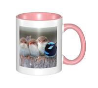 GSGCSBYMLG Four Birds Printed Mug Ceramic Mug Ceramic Coffee Cup