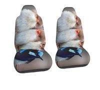 GSGCSBYMLG Four Birds printed The car chair cover universal car seat protection cover