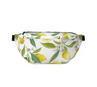 GSGCSBYMLG Fresh Tropical Lemons Printed Crossbody Waist Pack Waist Bag Casual Chest Bag