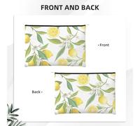 GSGCSBYMLG Fresh Tropical Lemons Printed Paper Reusable Cosmetic Bag Makeup Bag