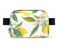 GSGCSBYMLG Fresh Tropical Lemons Printed Square-Shaped Fashionable Waist Bag Casual Chest Bag