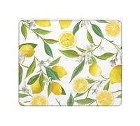 GSGCSBYMLG Fresh Tropical Lemons printed The mouse pad washable mouse pad with delicate stitched edges