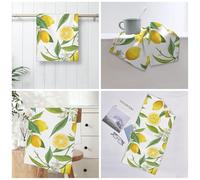 GSGCSBYMLG Fresh Tropical Lemons printed towel Quick dry towel 12x27.5in hand towel