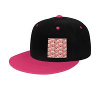 GSGCSBYMLG Funny Cartoon Pug Puppy Dog printed Contrast hip hop baseball cap Trucker Hat