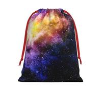 GSGCSBYMLG Galaxy in The Universe printed Drawstring Gift Bag Candy Bag Festive Party Gift Bag