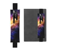 GSGCSBYMLG Galaxy in The Universe Printed Leather Pen Holder Bookmark Pencil case