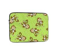 GSGCSBYMLG Green Clever Monkey printed Laptop Case Computer Protective Bag