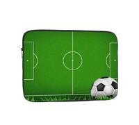 GSGCSBYMLG Green Grass Field Soccer Playground The Ball printed Laptop Case Computer Protective Bag