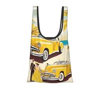 GSGCSBYMLG Island Of Cuba Printed Fold Eco-Friendly Shopping Bag Foldable Storage Bag