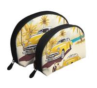 GSGCSBYMLG Island of Cuba Printed Portable Bags Clutch Pouch Shell Storage Bag