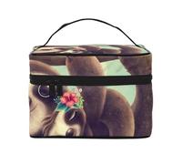 GSGCSBYMLG Lazy Cute Sloth Hanging The Branches Printed Cosmetic Bag Travel Toiletry Bag Travel Organizer Bag