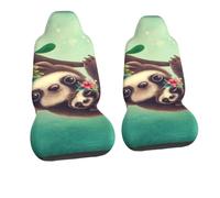 GSGCSBYMLG Lazy Cute Sloth Hanging the Branches printed The car chair cover universal car seat protection cover