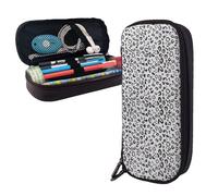 GSGCSBYMLG Leopard Print Printed Leather Pencil case Portable Stationery Case