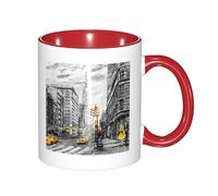 GSGCSBYMLG Love from New York Printed Mug Double Colour Cup Ceramic Mug Decorative Cup