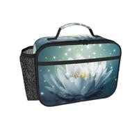 GSGCSBYMLG Magic Lotus Floral Printed Insulated Lunch Box Reusable Lunch Bag Lunch Storage Bag