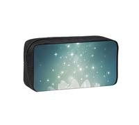 GSGCSBYMLG Magic Lotus Floral Printed Simple and Spacious Pen case Pencil Bag Pencil Case