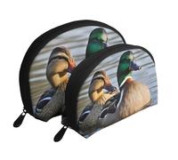 GSGCSBYMLG Mallard Duck Printed Portable Bags Clutch Pouch Shell Storage Bag